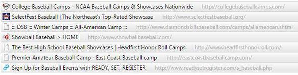 Camps Showcases