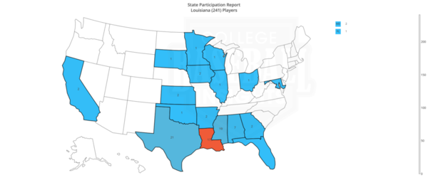 Louisiana State Participation by State