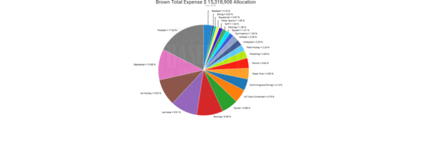 Brown 2018 Expense by Sport