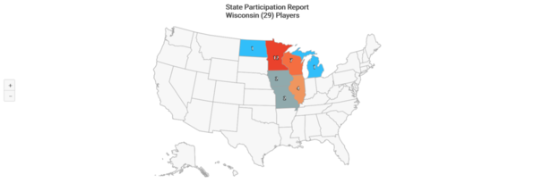 NCAA-D2 2020 Wisconsin State Participation