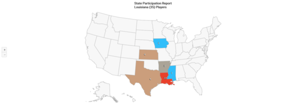 NAIA 2020 Louisiana State Participation