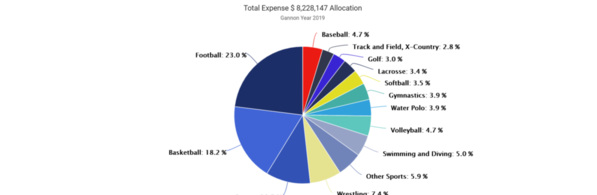 01-Gannon 2019 Expense by Sport