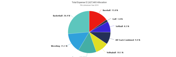 01-Pitt-Johnson 2019 Expense by Sport