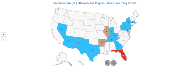 Southeastern [FL)_2022_distribution-by-state