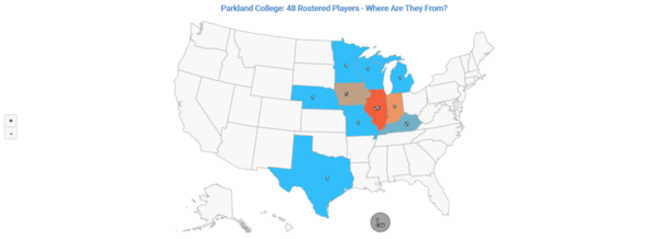 Parkland College_2021_distribution-by-state
