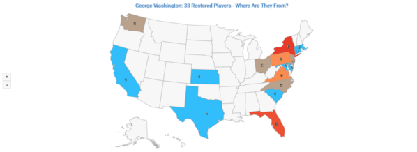 George Washington_2022_distribution-by-state