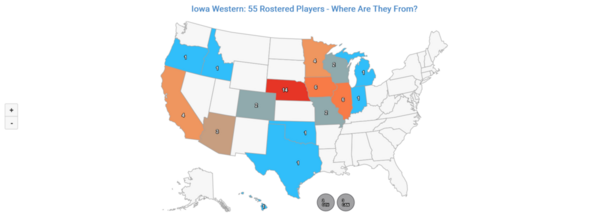 Iowa Western_2024_distribution-by-state